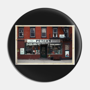 Peter's Bodega in the Lower East Side - Kodachrome Postcards Pin