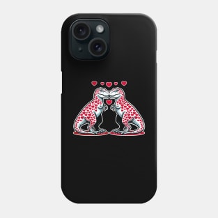 Dinosaur Love T-Shirt, Cute T-Rex Graphic Tee, Unisex Adult Clothing, Valentine's Day Shirt, Heart Pattern, Novelty Top Phone Case