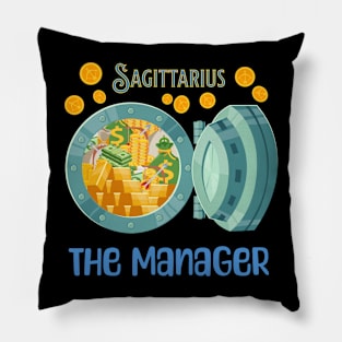 The characters of the zodiac: Sagittarius Pillow