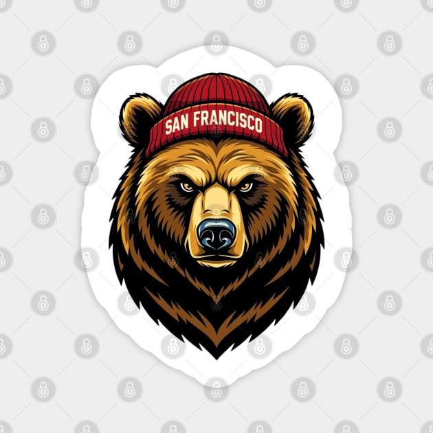 San Francisco Spirit Animal Magnet by UrbanLifeApparel