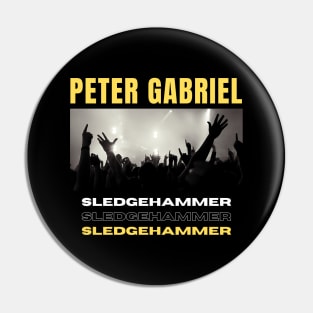 Peter Gabriel Music Pin