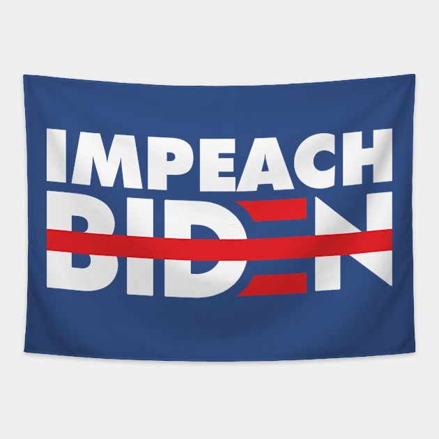 Impeach Biden Anti Biden Tapestry by stuffbyjlim