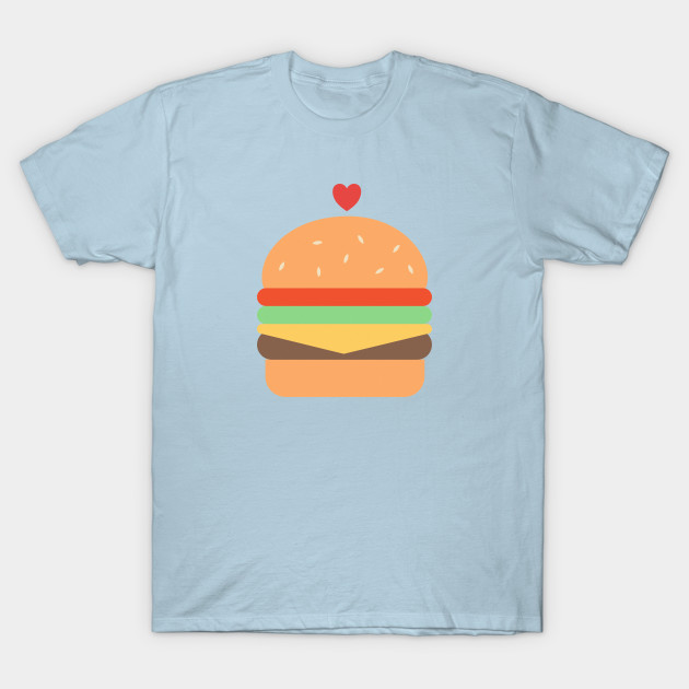 Disover Cute and adorable foodie burger - Burger - T-Shirt