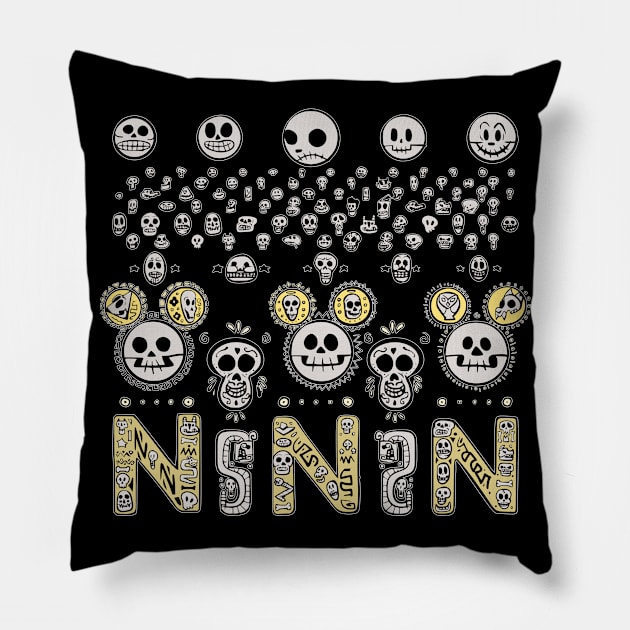 Calaveras Pillow by Rubtox