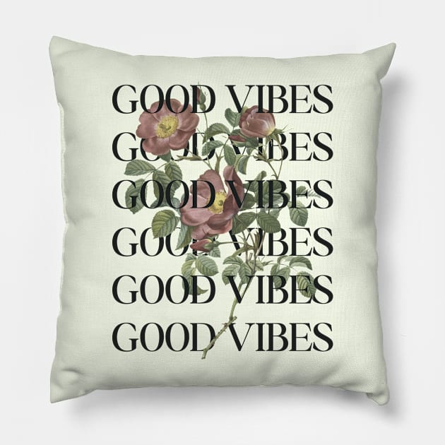 Aesthetic minimalist flower Pillow by Rdxart