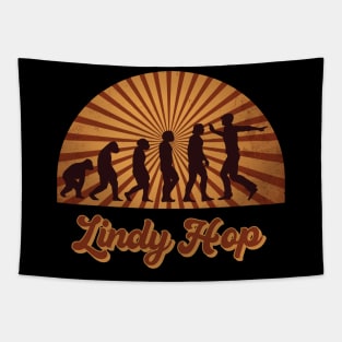 Lindy Hop Retro Evolution Design Tapestry