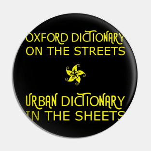 Oxford or Urban Dictionary? Pin