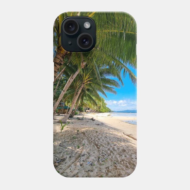 Panaraga Beach, Barobo, Surigao del Sur, Mindanao, Philippines Phone Case by Upbeat Traveler