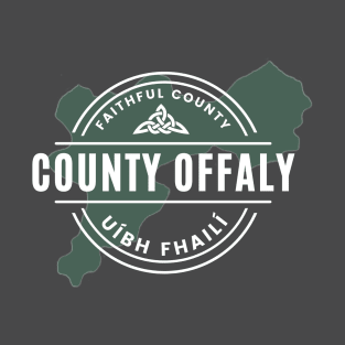 County Offaly Map T-Shirt