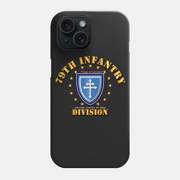 79th Infantry Division - Cross of Lorraine Phone Case by twix123844