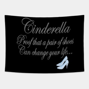 Cinderella Shoes T-Shirt Tapestry