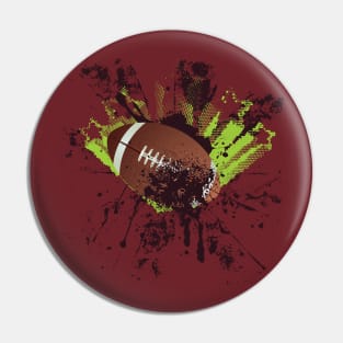 Grunge Rugby Pin