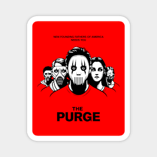 The Purge Minimalist Poster Magnet