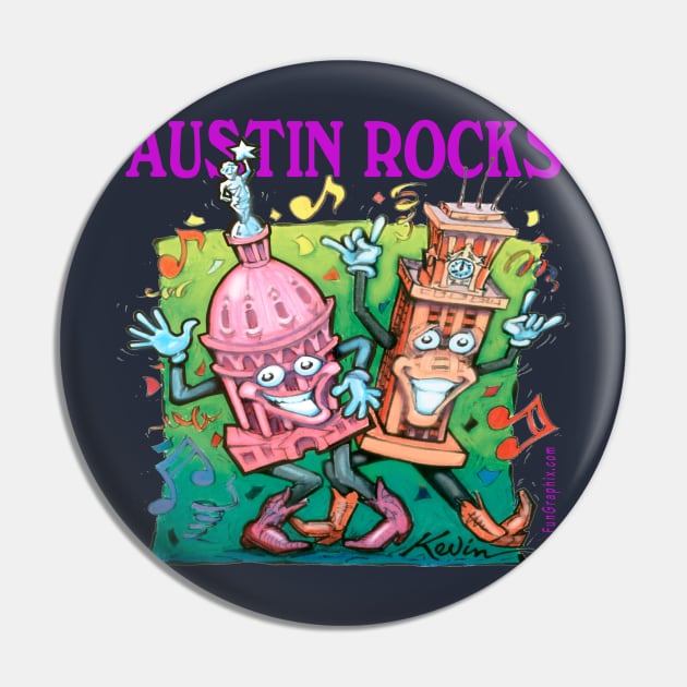 Austin Rocks Pin by Kevin Middleton