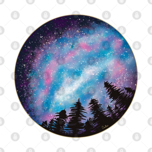 Night Sky Watercolor By Annalisa Amato by annalisaamato