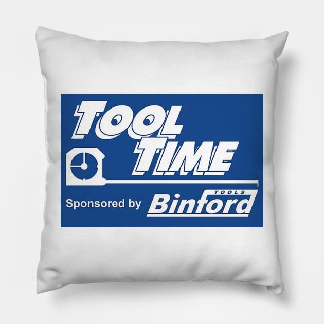 Binford Tools Tool Time Logo Design Pillow by Church Life