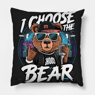 Music lovers: i choose the Bear. Pillow