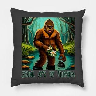 Skunk Ape of Florida Pillow