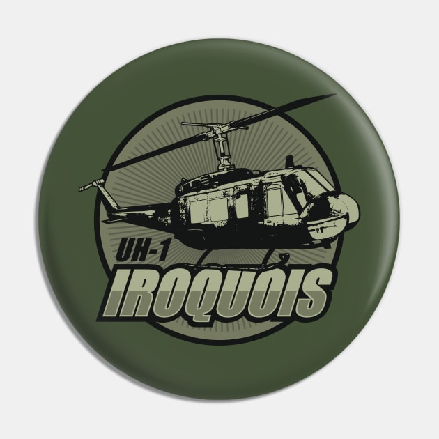 UH-1 Iroquois Pin by TCP