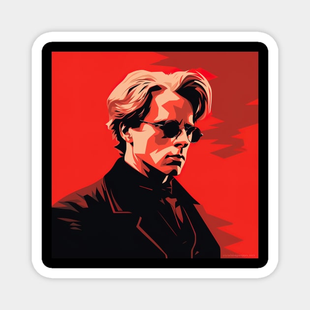 William Butler Yeats Magnet by ComicsFactory