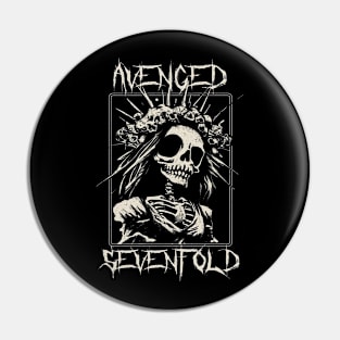 avenged bride skeleton Pin