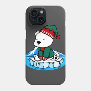 Unbearably chilly Santa's little helper Phone Case