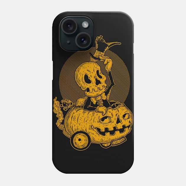 Mr bones for dark garment Phone Case by Firebrander