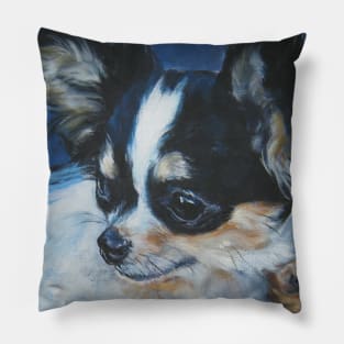 Chihuahua Fine Art Painting Pillow