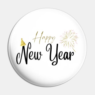 Happy New Year Pin