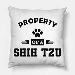 Shih Tzu Dog - Property of a shih tzu Pillow