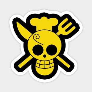 Sanji Jolly Roger 1 Magnet