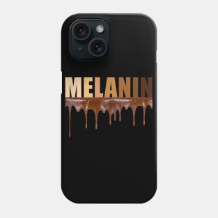 Melanin Shades Chocolate Black Pride Gift Phone Case