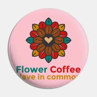 Flower Coffee Fragrant Smell Pin