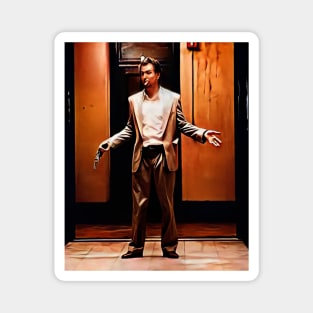 Leon Art Retro 90's Movie Magnet