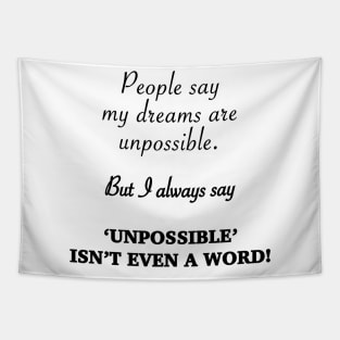 Dream Big Motivation Tapestry