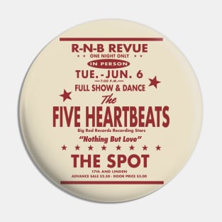 Heartbeats Revue Poster Pin