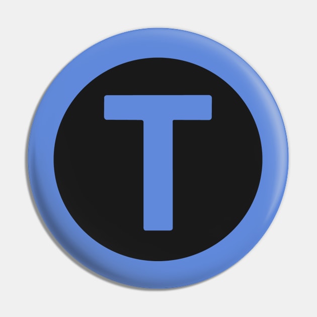 letter t blue Pin by persa