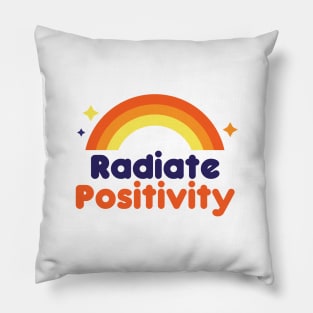 Radiate Positivity Rainbow Beam Pillow