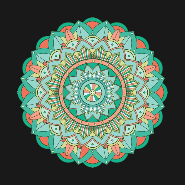 Colorful Mandala, mandala-design, mandala-art, geometric, abstract, mandala and spirituality, colorful, rainbow, mandala pattern, mandala flower patterns, Flower Mandala ,Spirituality by Utopia Shop