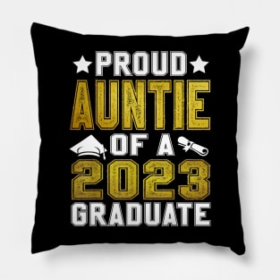 Proud Auntie Of A 2023 Graduate Senior Graduation Pillow