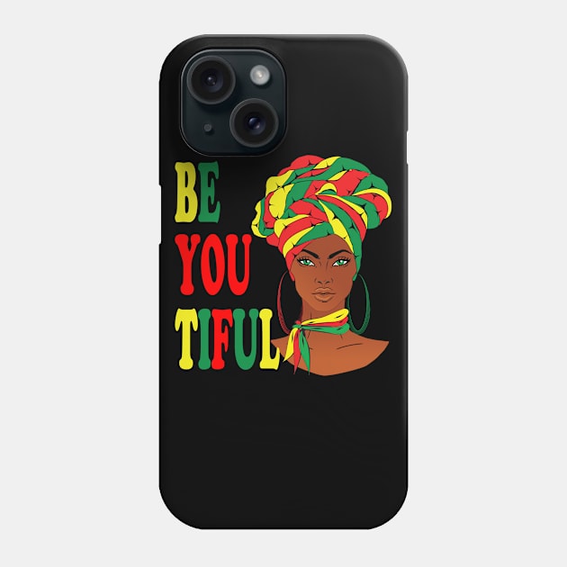beyoutiful black girl Phone Case by medo art 1