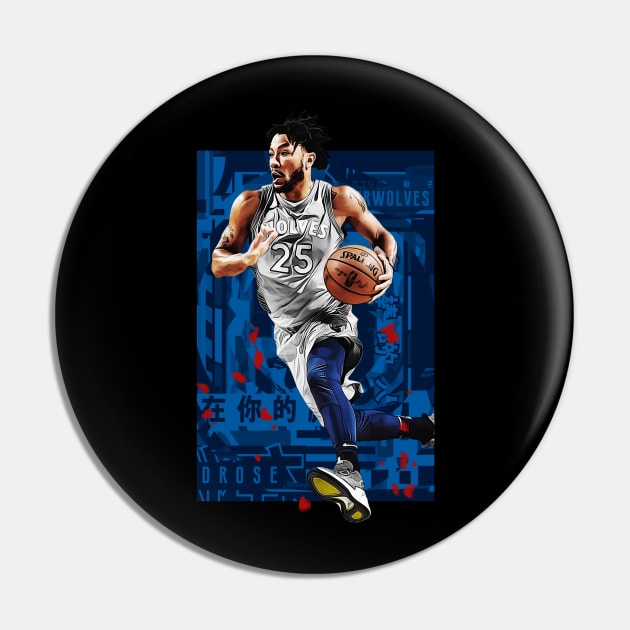 D Rose Timberwolves Pin by hesxjohnpaul