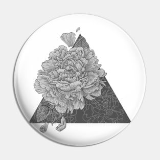 Pale Peonies Pin