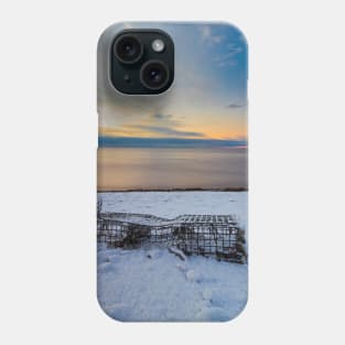 Ethereal Sunrise: Lobster Cage's Reverie V1 Phone Case