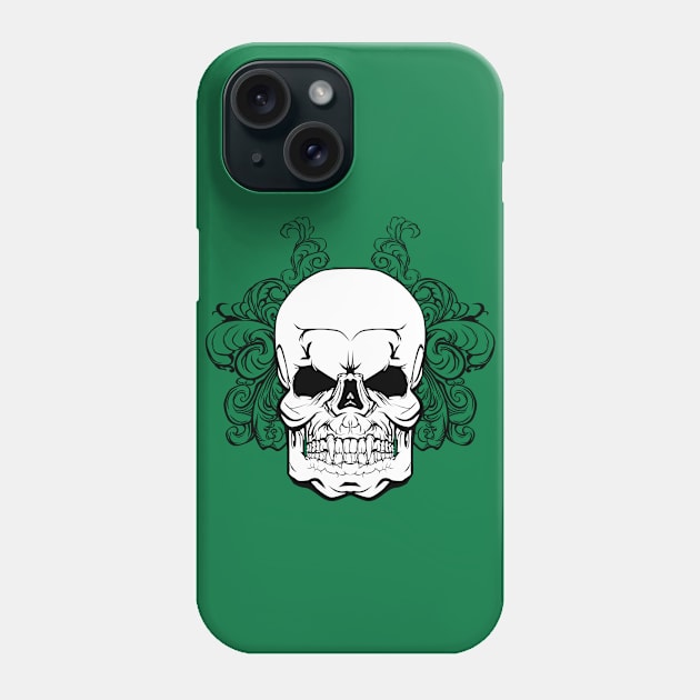 Smile Skull Phone Case by viSionDesign