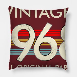 Vintage 1968 All Original Parts Pillow