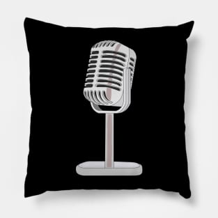 Hand Drawn Microphone Pillow