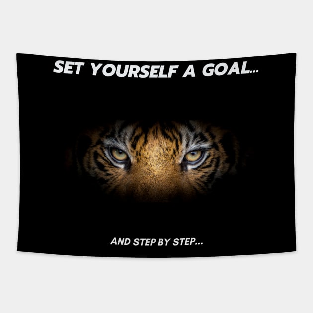 Set Your Self A Goal Tapestry by TopProjects