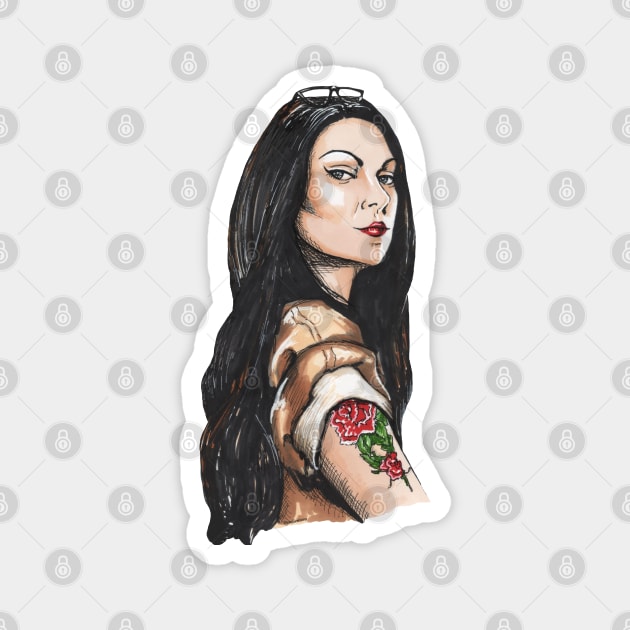 Alex Vause Magnet by Pendientera