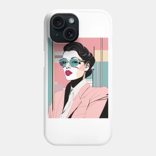 Edge of Expression Art Deco Patrick Nagel 80s Phone Case